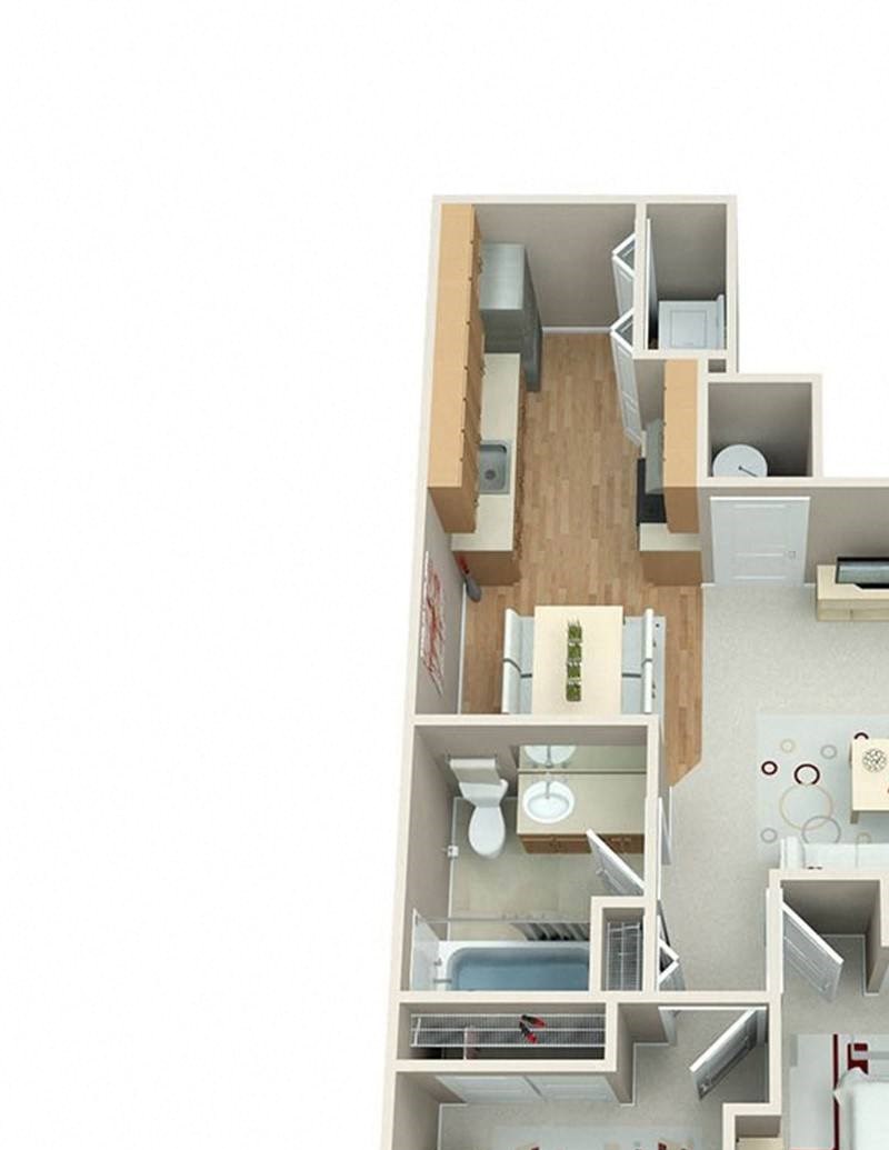 Sunset Crossing_Beaverton OR_Floor Plan_Two Bedroom